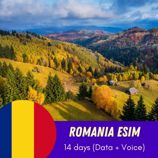 Romania eSIM 14 Days data and free calls