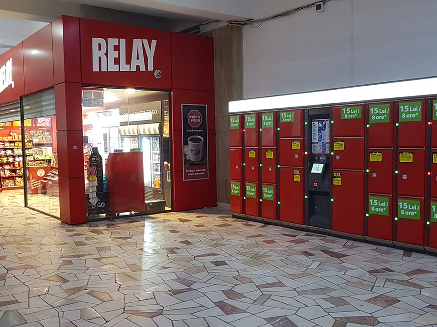 Relay store at Bucharest Airport