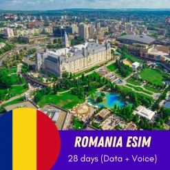 Romania eSIM 28 days data and calls