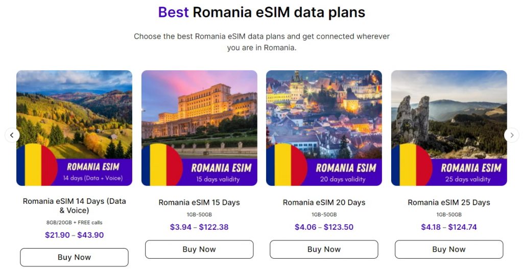 Romania-esim